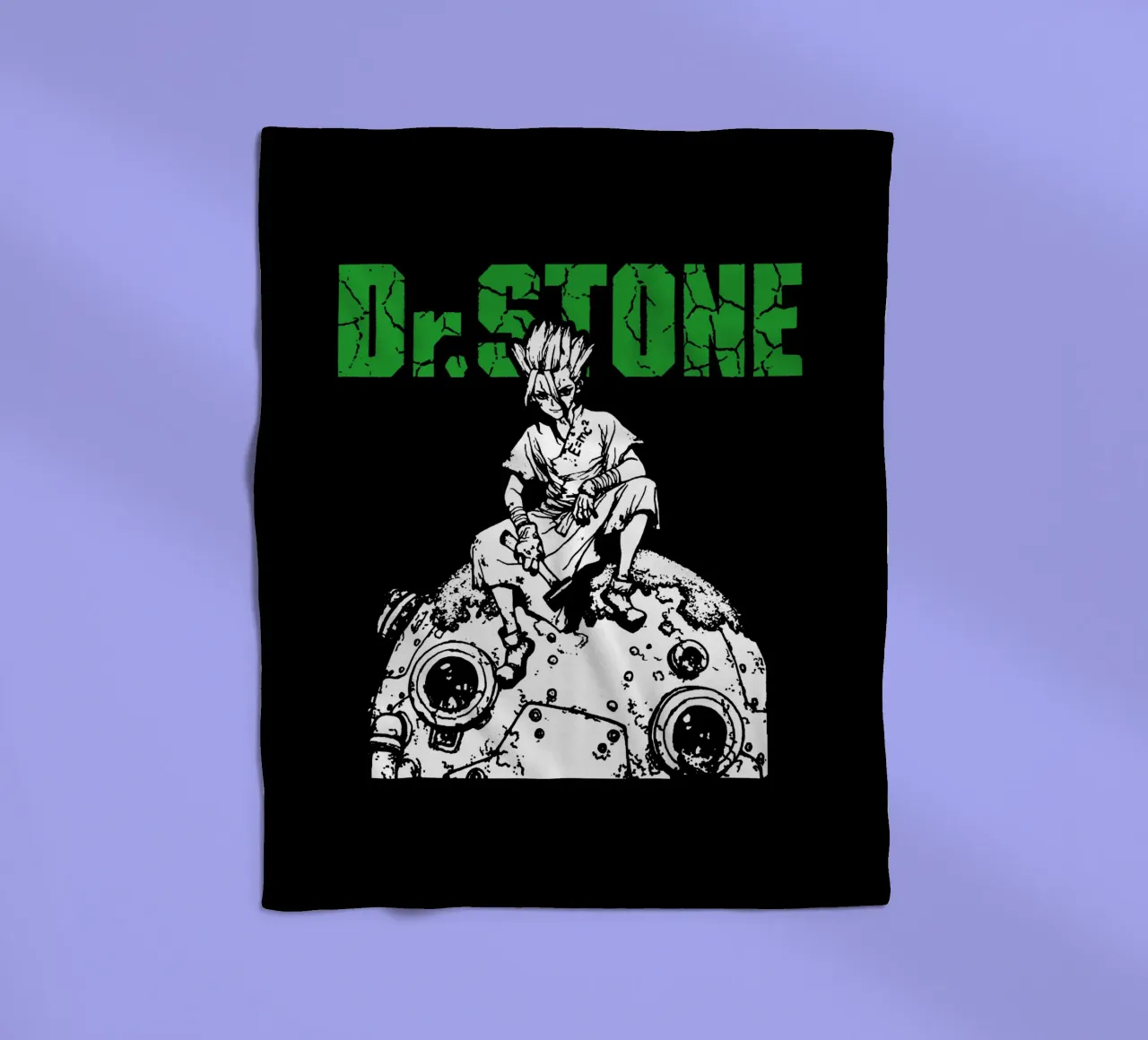 Dr. Stone Stagione 3 V1 coperta in pile da https://www.juniqe.com/uk/shop/Henndraws
