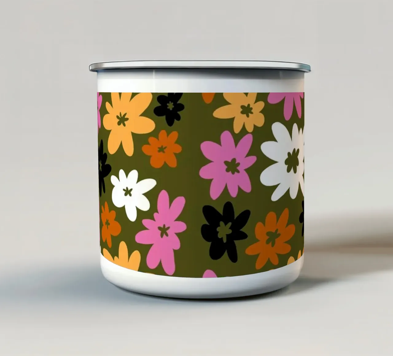 Flora Flora tazza in smalto da Arty Guava