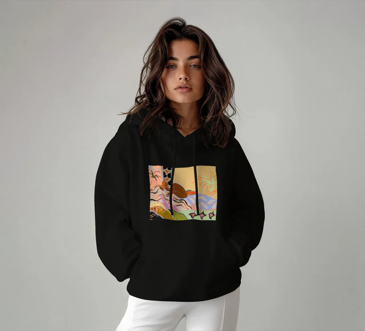 A Moment of Tranquility hoodie by Arty Guava