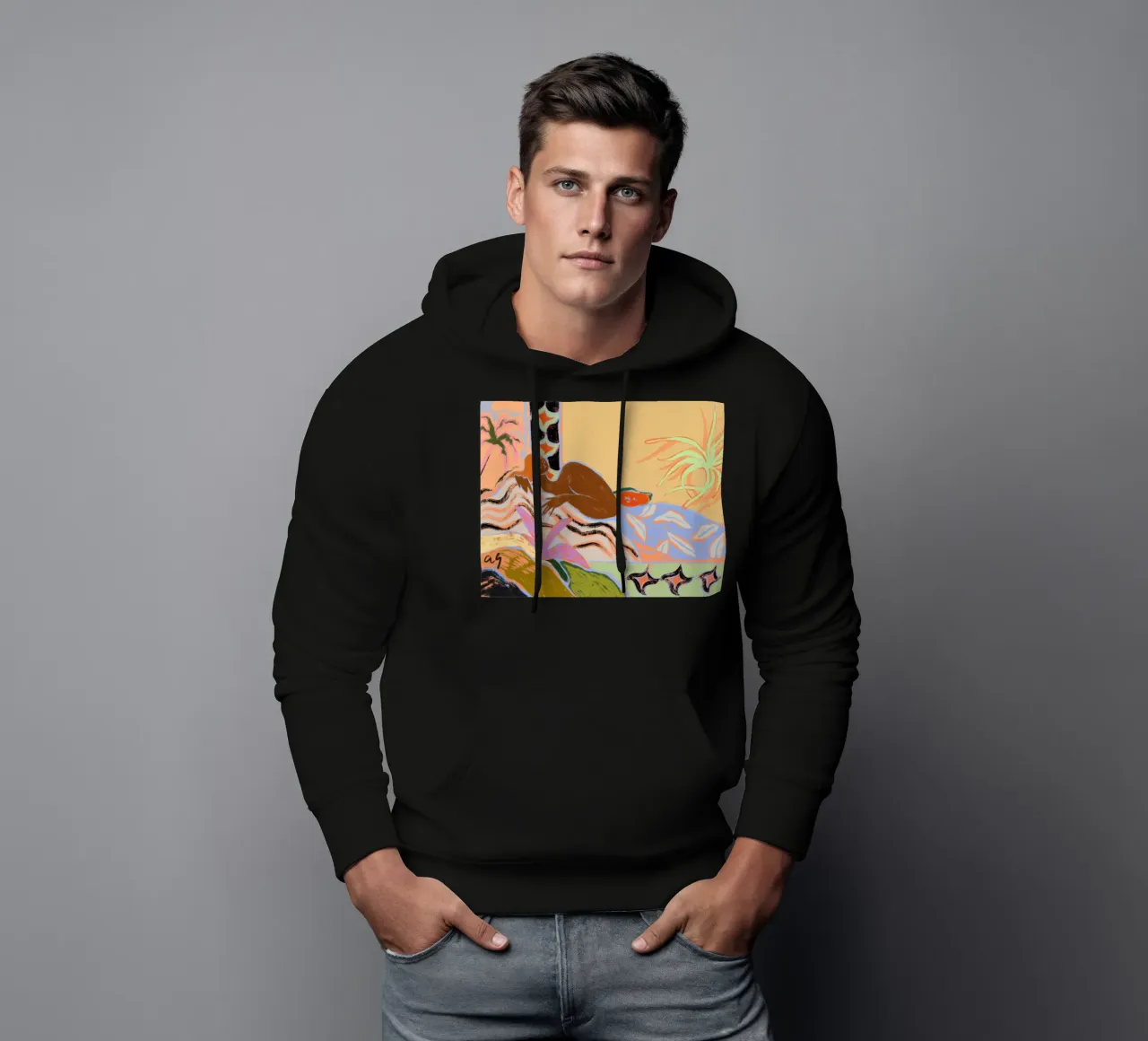 A Moment of Tranquility hoodie by Arty Guava