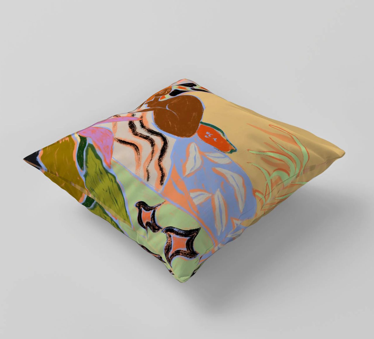 A Moment of Tranquility decorative cushion by Arty Guava