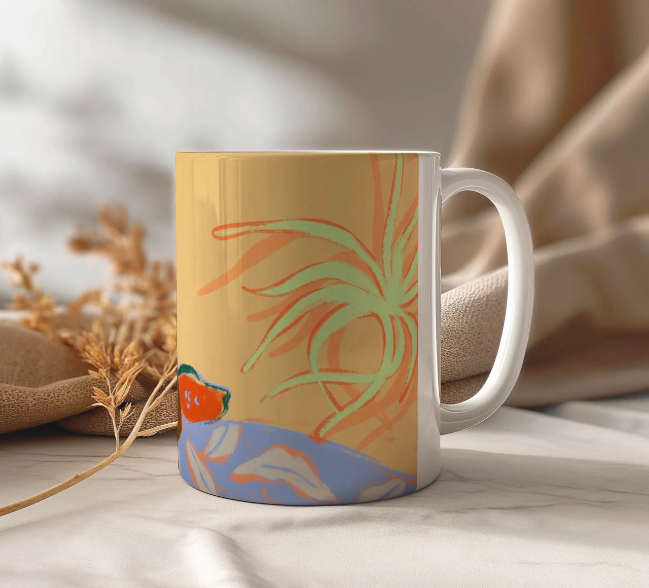 A Moment of Tranquility tazza in ceramica da Arty Guava