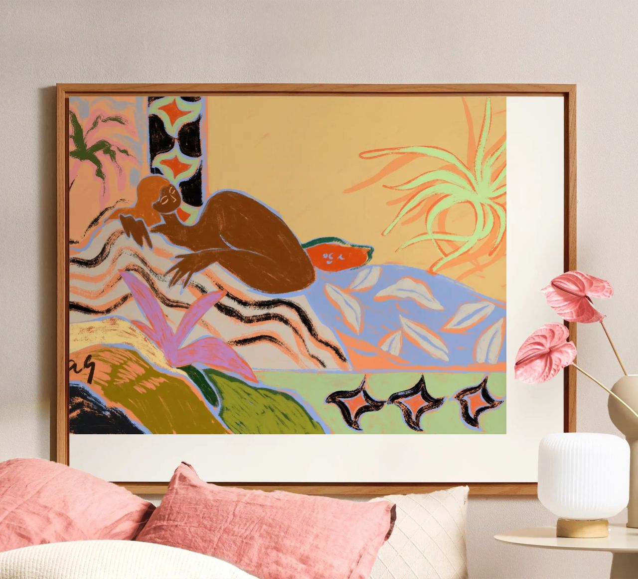A Moment of Tranquility alluminio dibond da Arty Guava