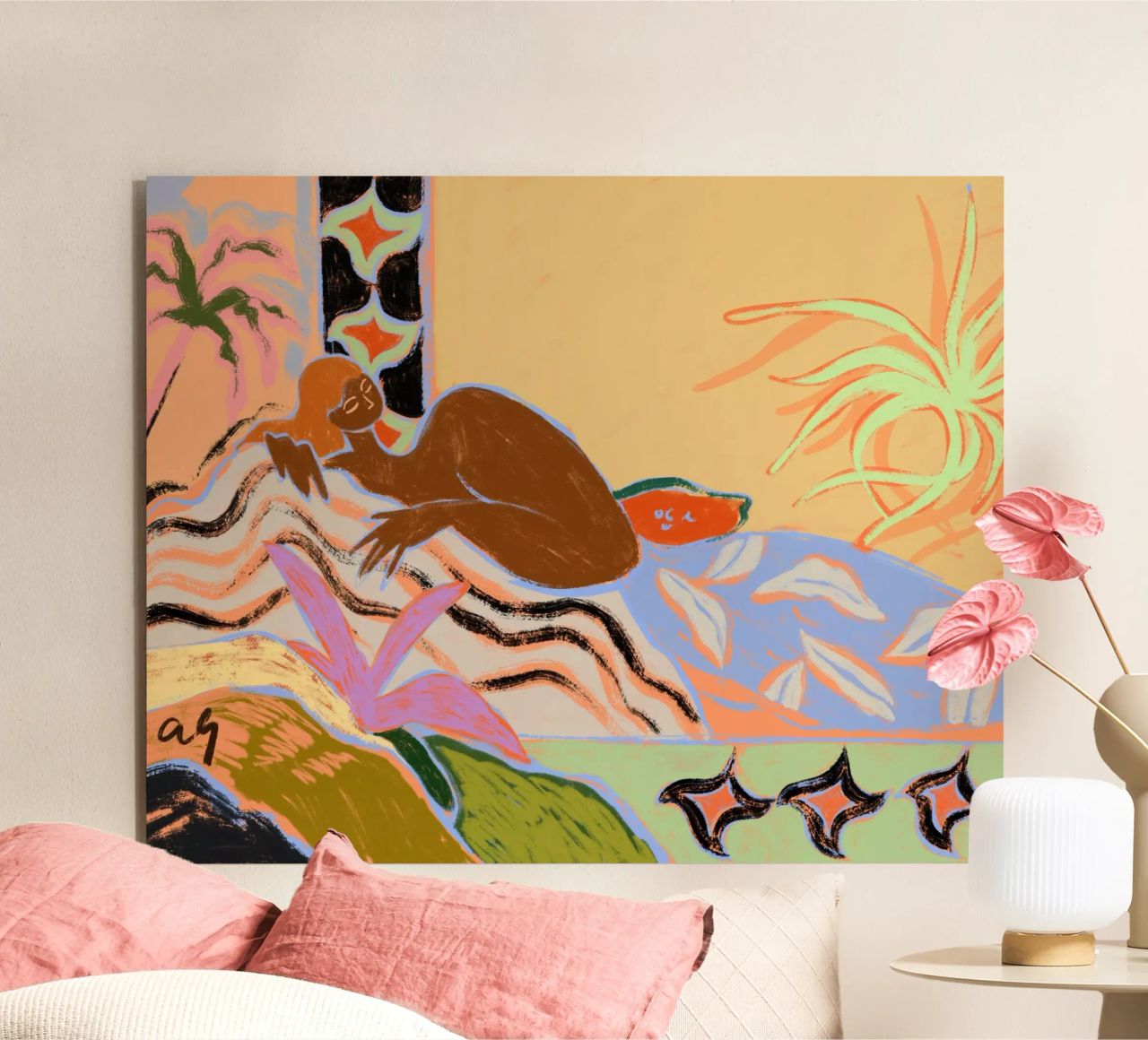 A Moment of Tranquility alluminio dibond da Arty Guava