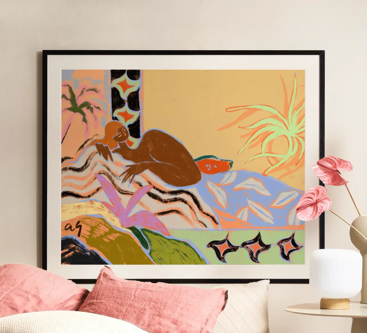 A Moment of Tranquility Poster von Arty Guava