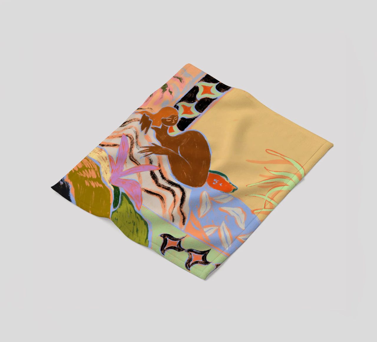 A Moment of Tranquility coperta in pile da Arty Guava