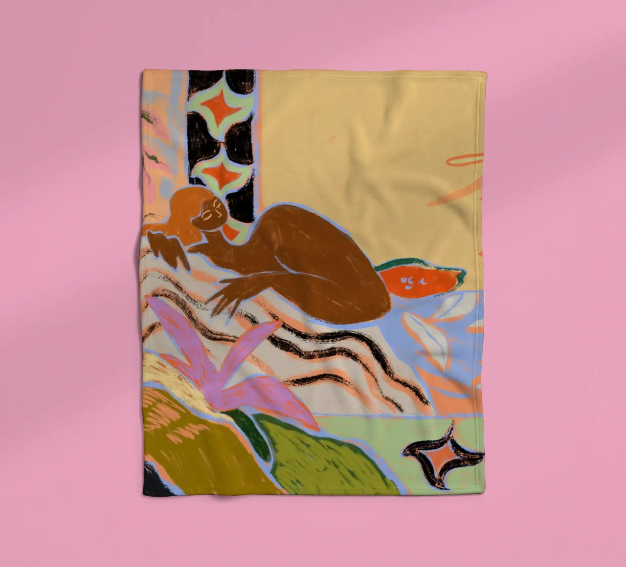 A Moment of Tranquility fleece blanket by Arty Guava