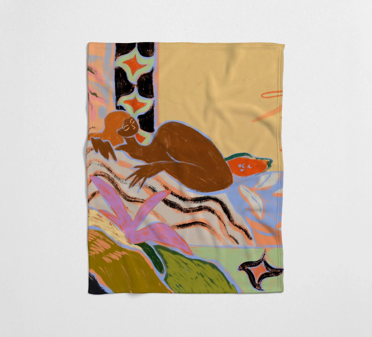 A Moment of Tranquility coperta in pile da Arty Guava