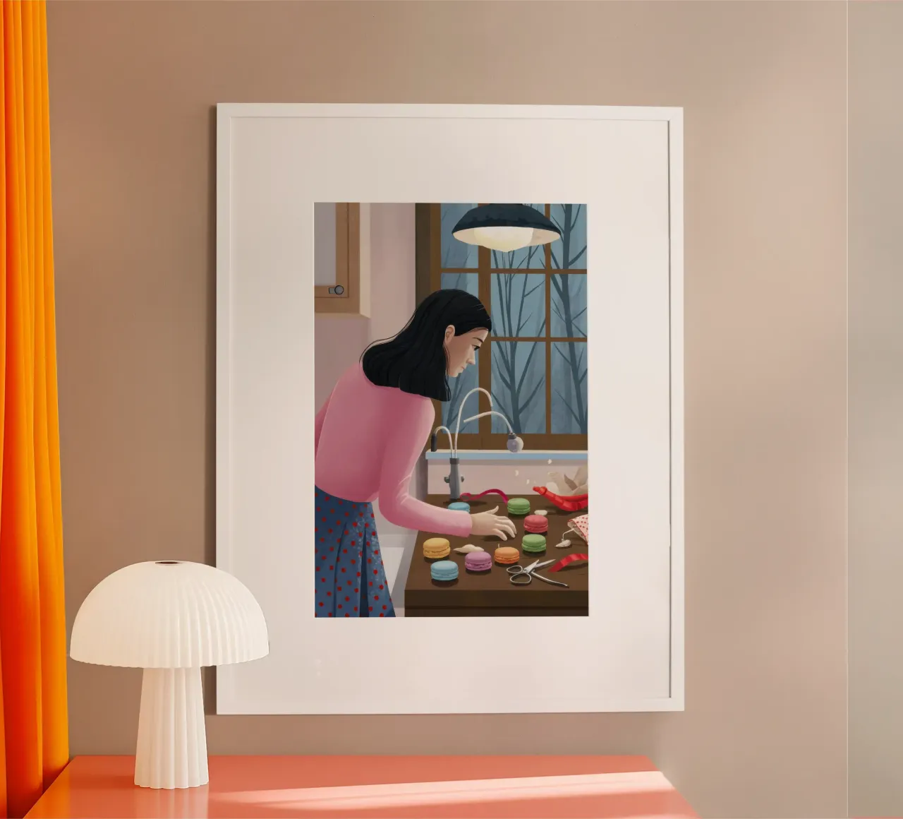 Cucina Baking Bliss poster con telaio in plastica da Frosh Pallete
