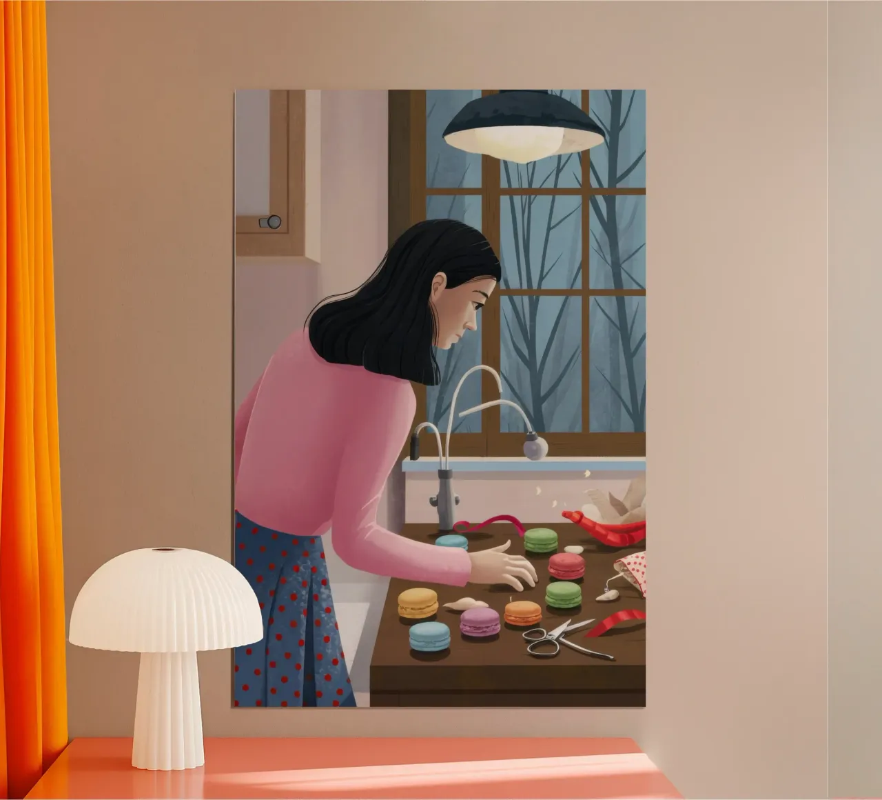 Cucina Baking Bliss poster con telaio in plastica da Frosh Pallete
