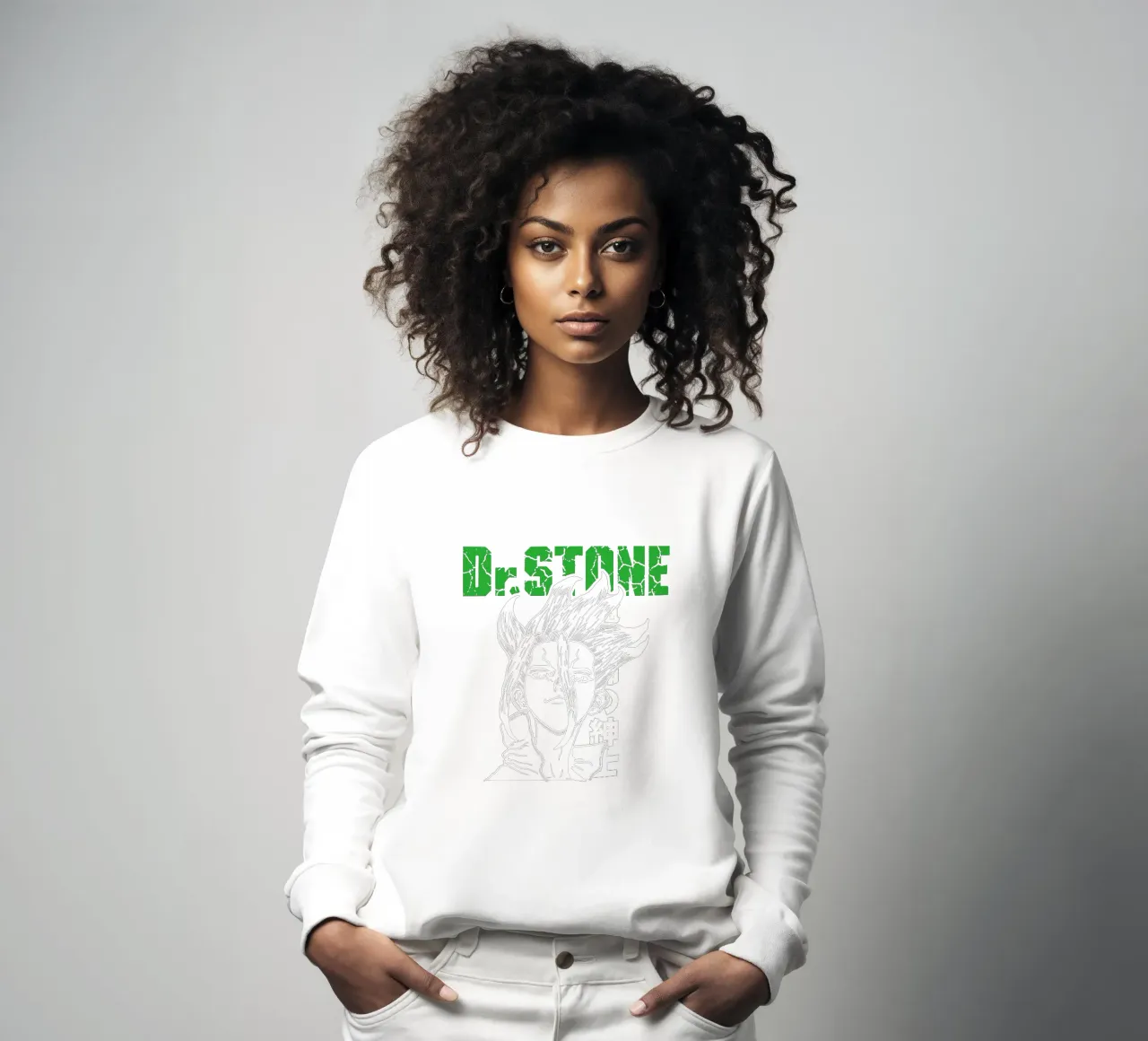 Dr. Stone Season 3 V2 sweatshirt by https://www.juniqe.com/uk/shop/Henndraws