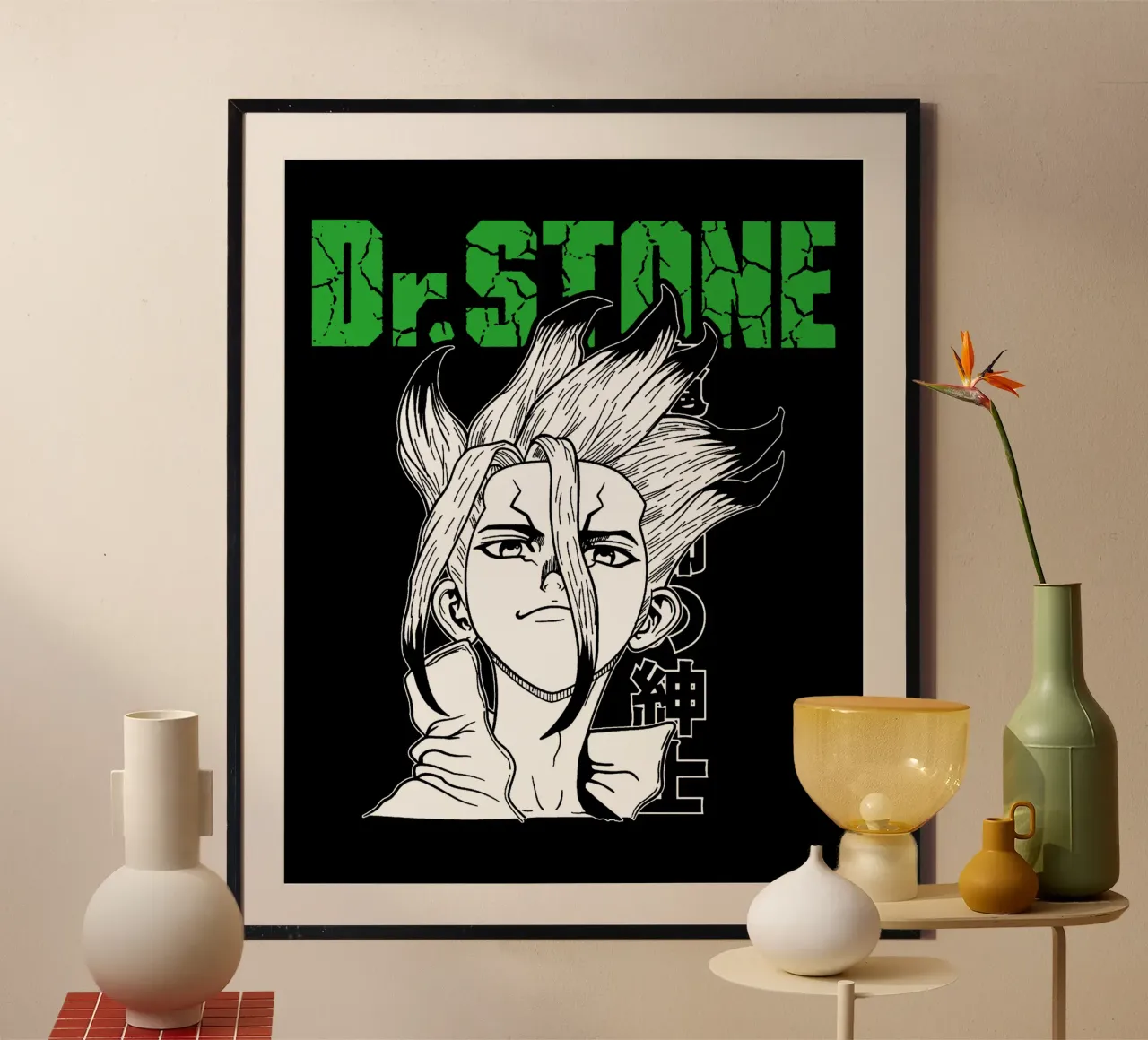 Dr. Stone Season 3 V2 poster by https://www.juniqe.com/uk/shop/Henndraws