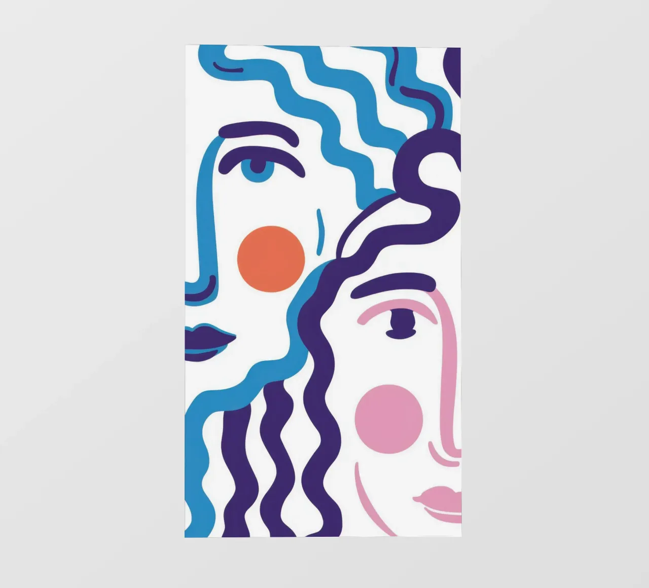 Ritratto a linee ondulate pellicola backlit da Line Fable