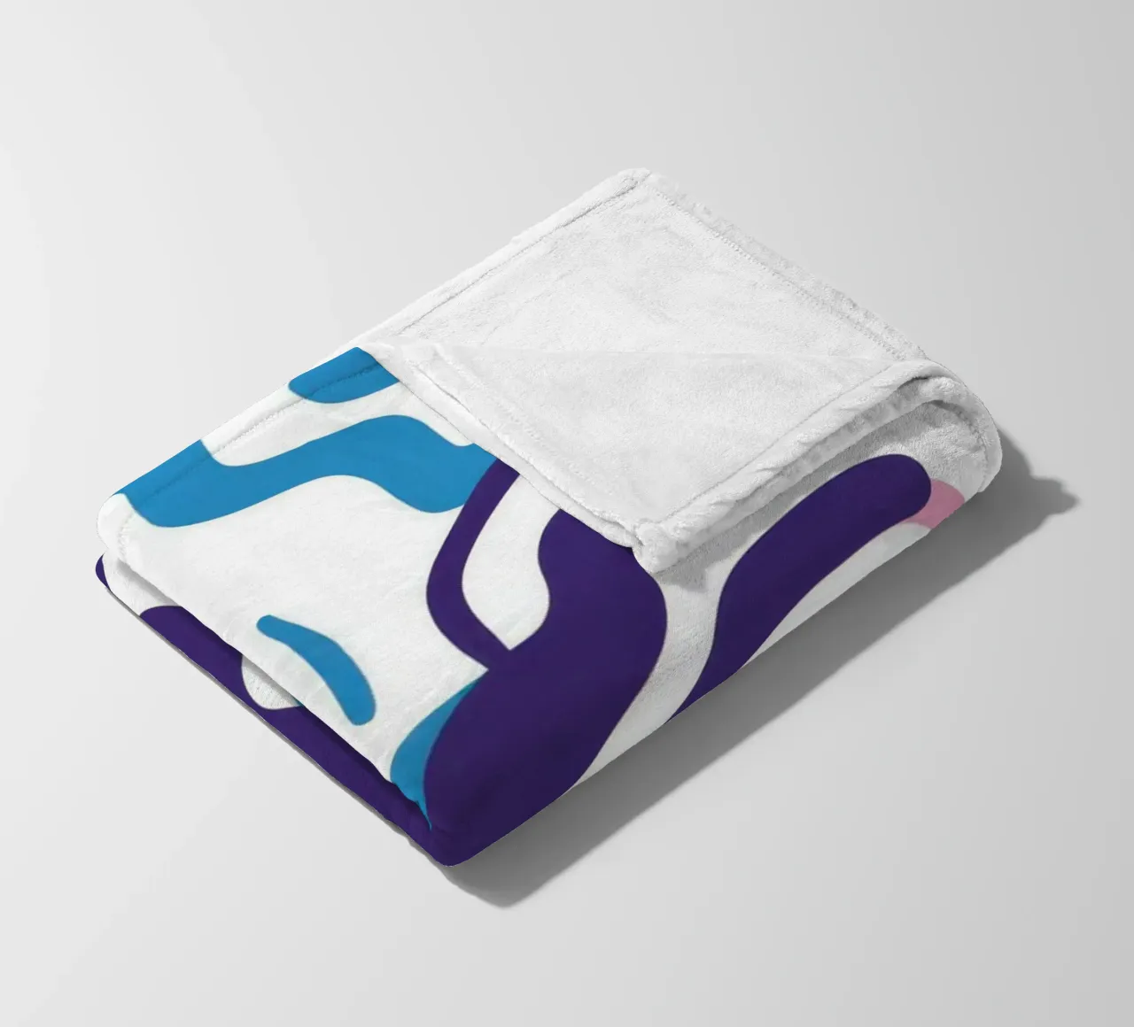 Ritratto a linee ondulate coperta in pile da Line Fable
