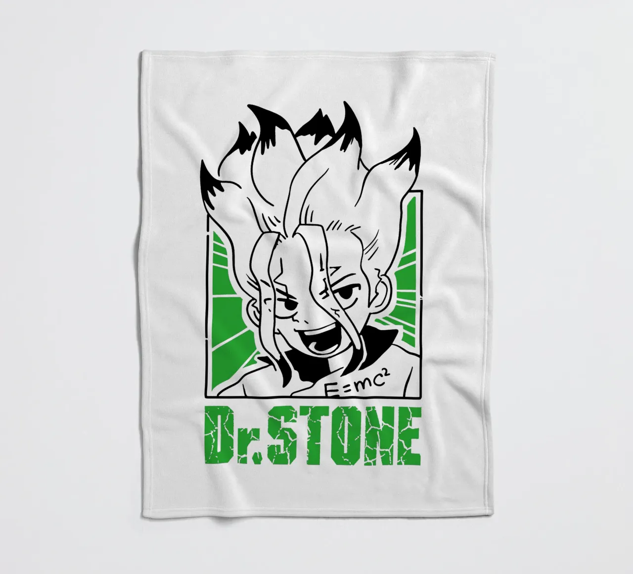 Dr. Stone Season 3 V3 fleece blanket by https://www.juniqe.com/uk/shop/Henndraws