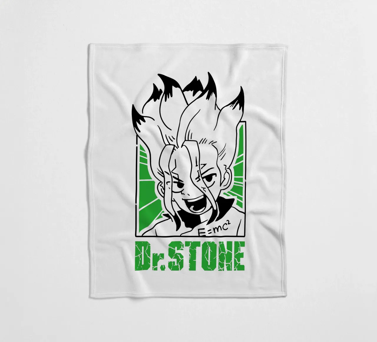 Dr. Stone Season 3 V3 fleece blanket by https://www.juniqe.com/uk/shop/Henndraws