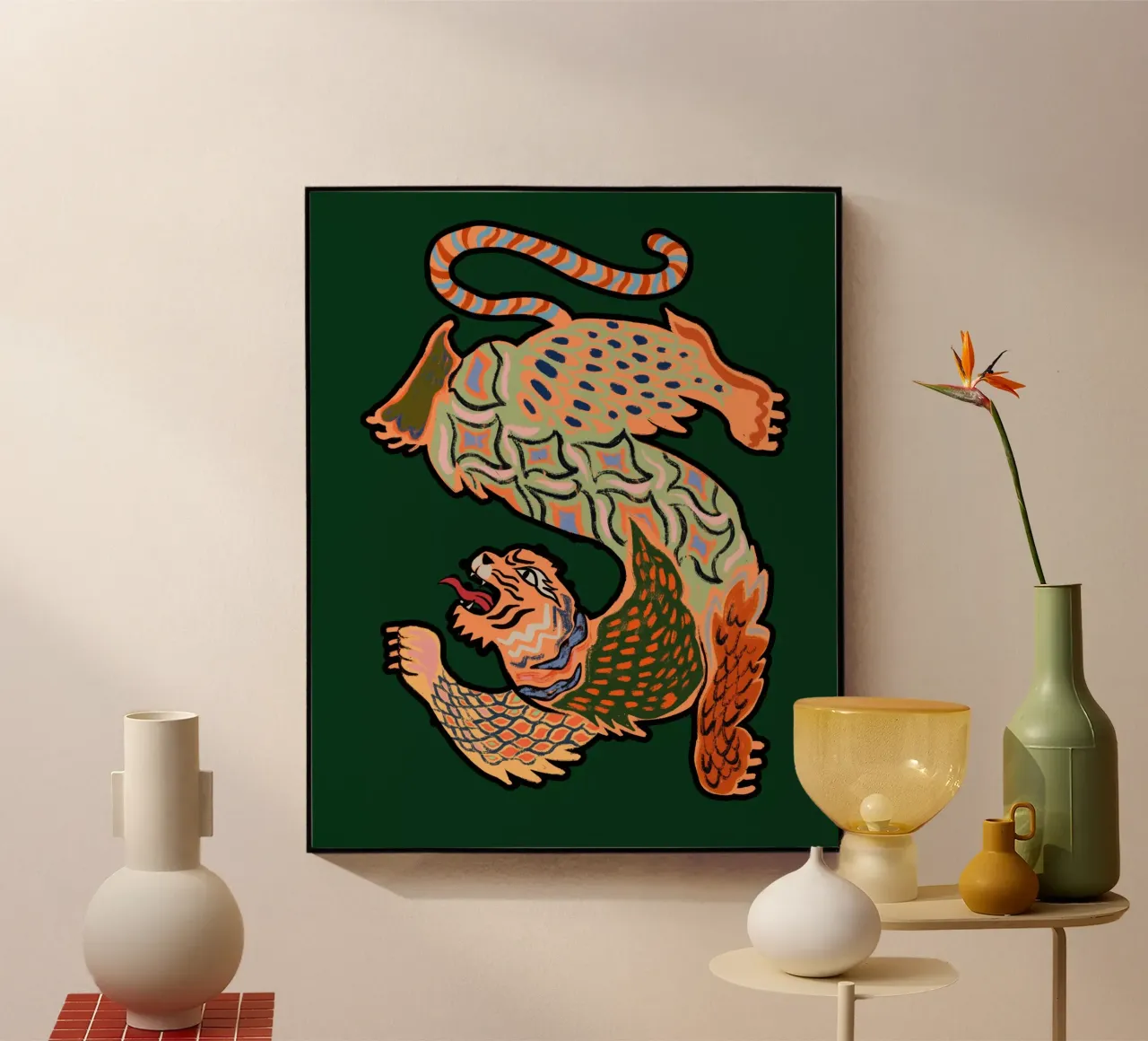 Asian Tiger plexiglass da Arty Guava