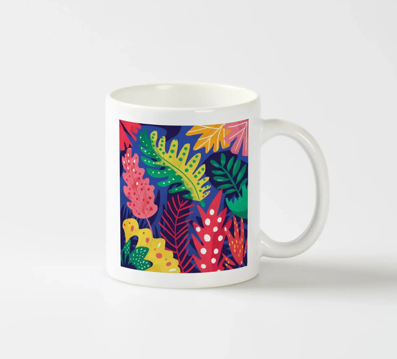 Febbre da giungla cromatica tazza in ceramica da Obs Canvas