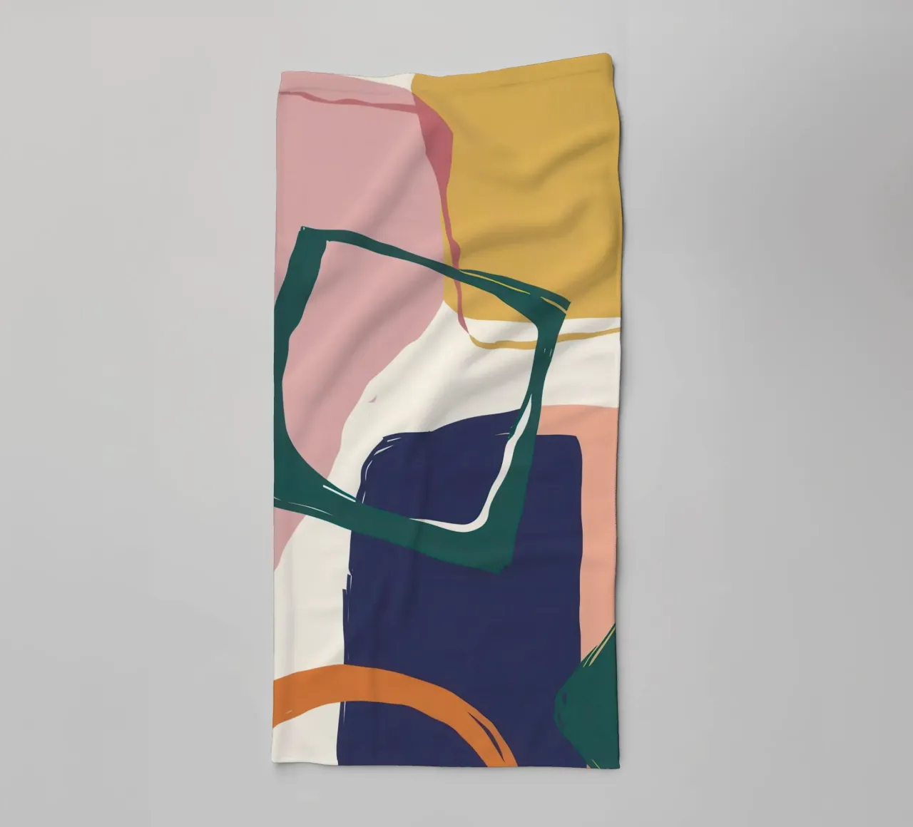 Balanced Forms in Space towel by Thistle Bloom