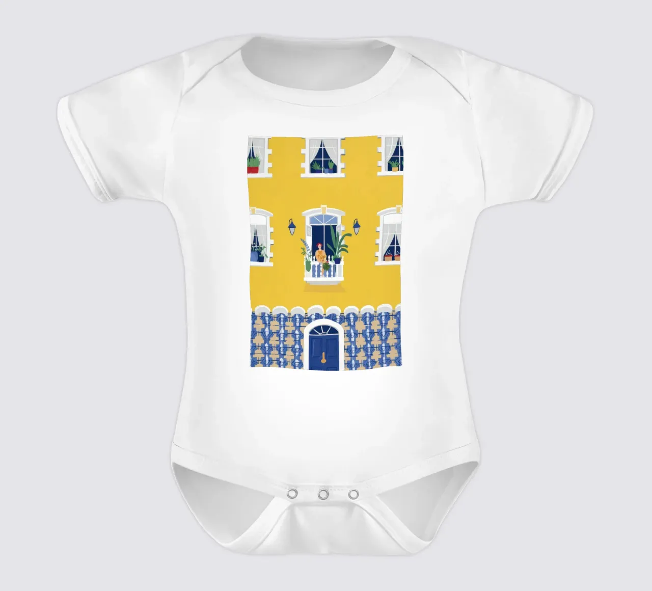 Façade jaune ensoleillée body bébé de Frosh Pallete