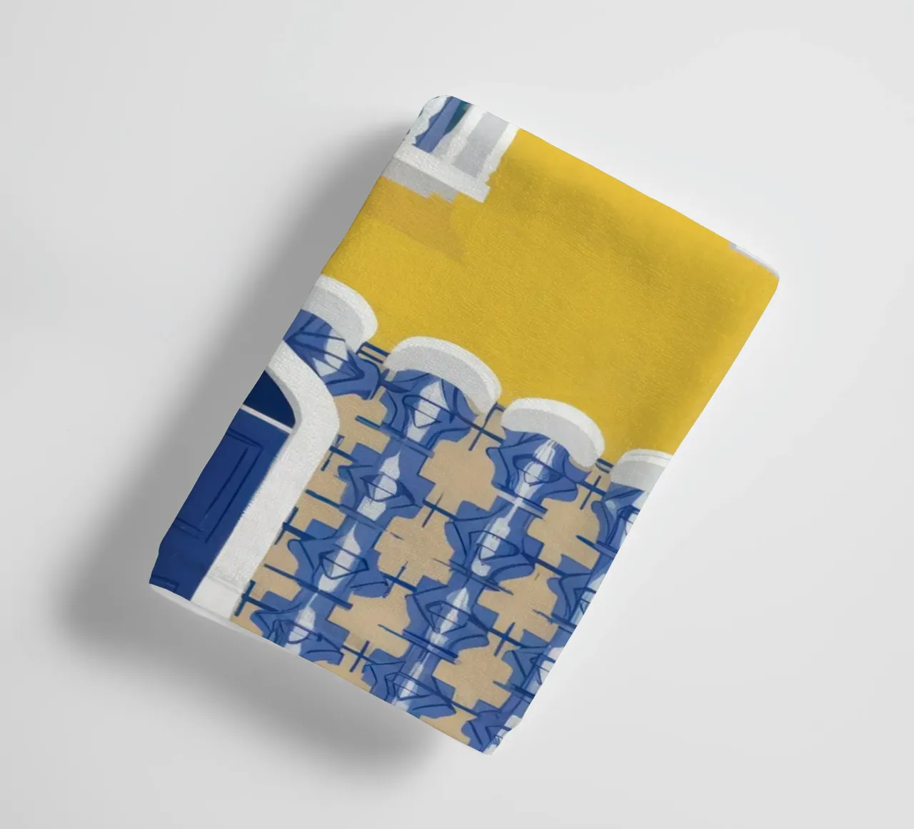 Façade jaune ensoleillée serviette de bain de Frosh Pallete