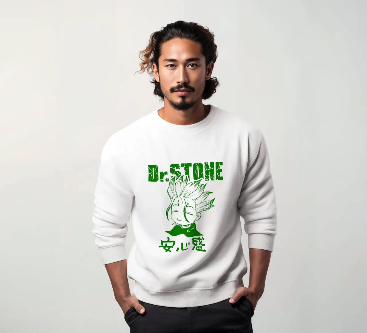 Dr. Stone Season 3 V5 sweatshirt by https://www.juniqe.com/uk/shop/Henndraws