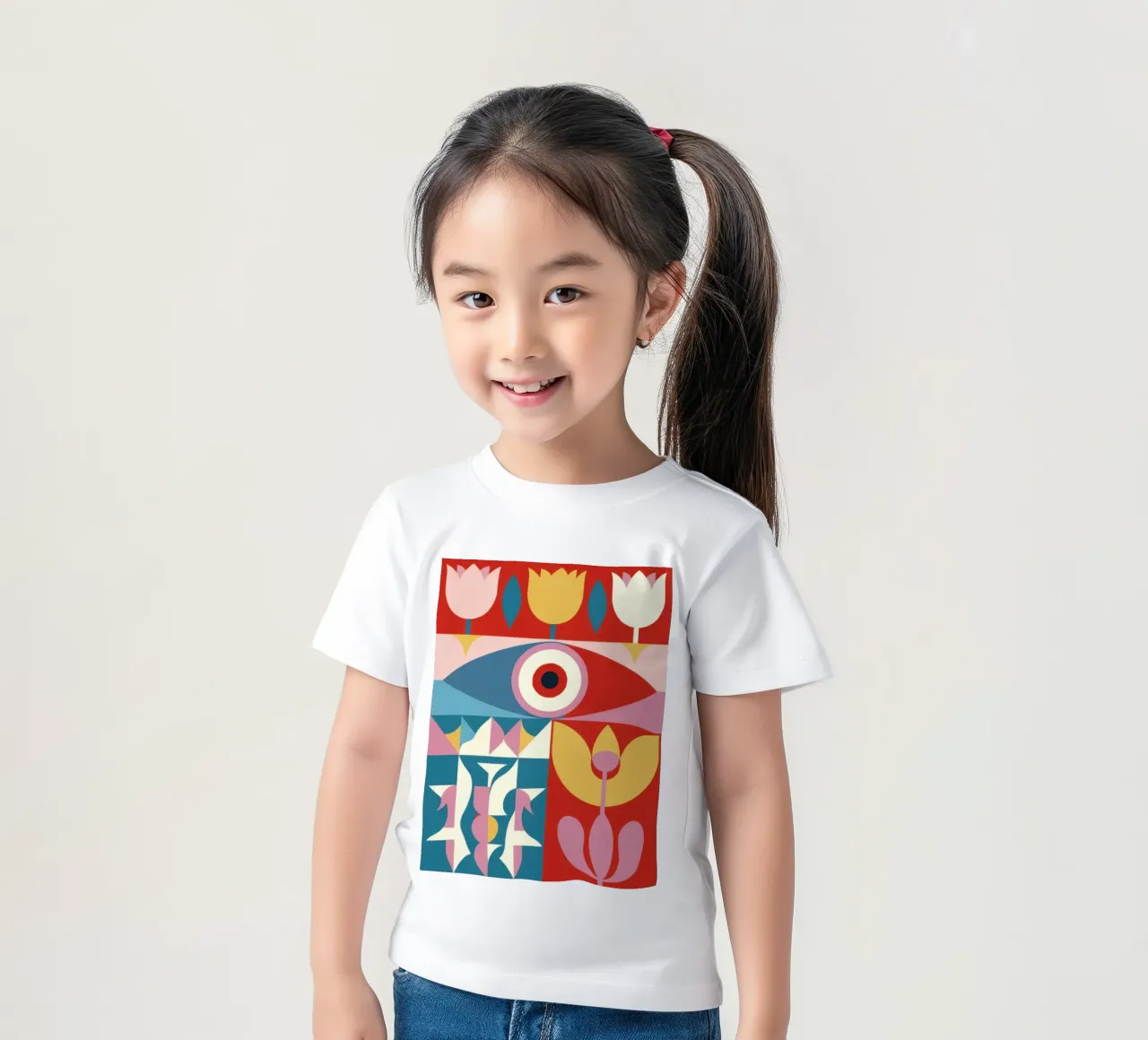 Visione floreale t-shirt bambini da Obs Canvas
