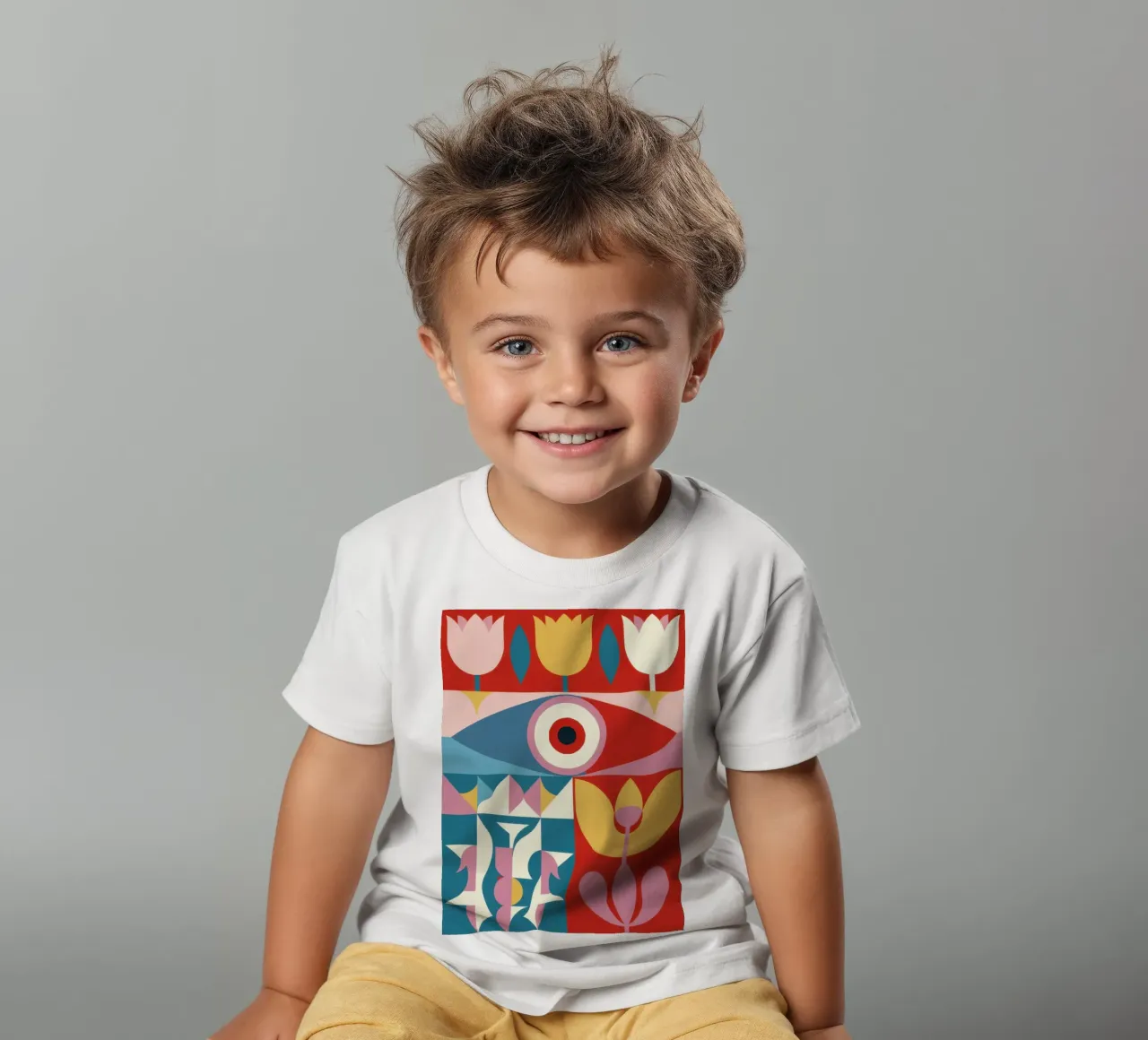 Visione floreale t-shirt bambini da Obs Canvas