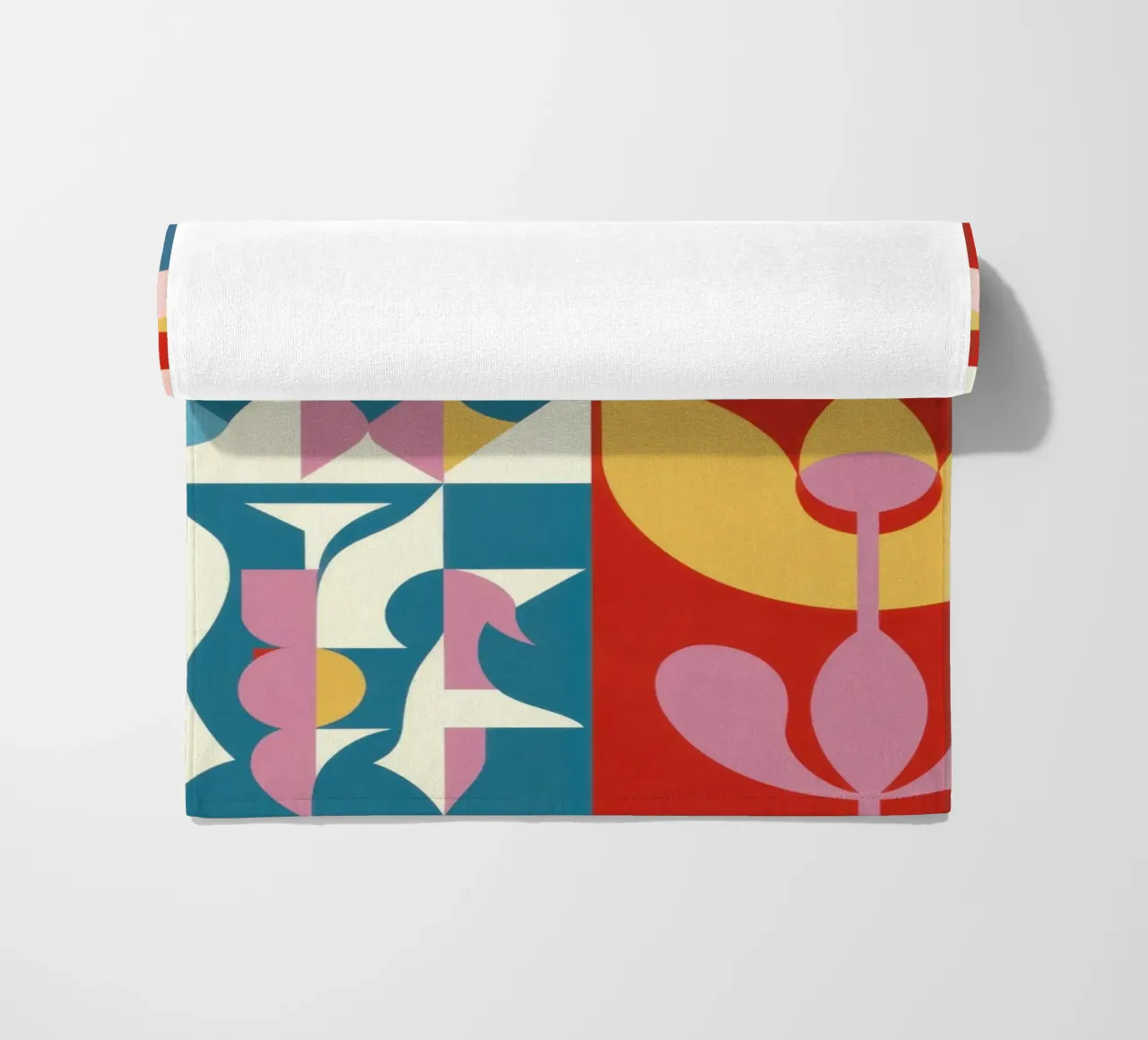 Visione floreale telo mare da Obs Canvas