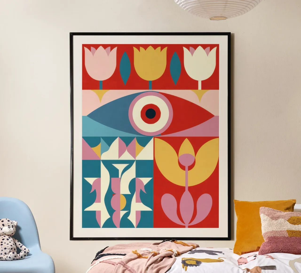 Visione floreale poster da Obs Canvas