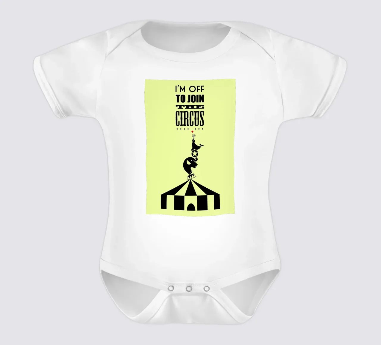 Circus body neonato maniche corte da Trabolt Design