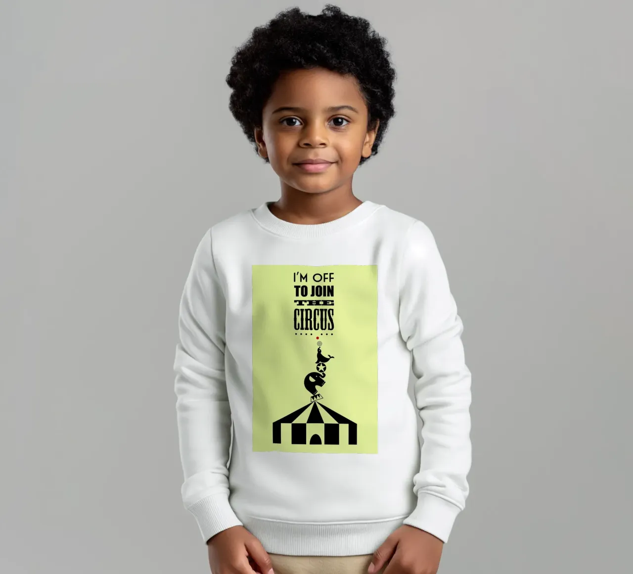 Circus kinder sweatshirt van Trabolt Design