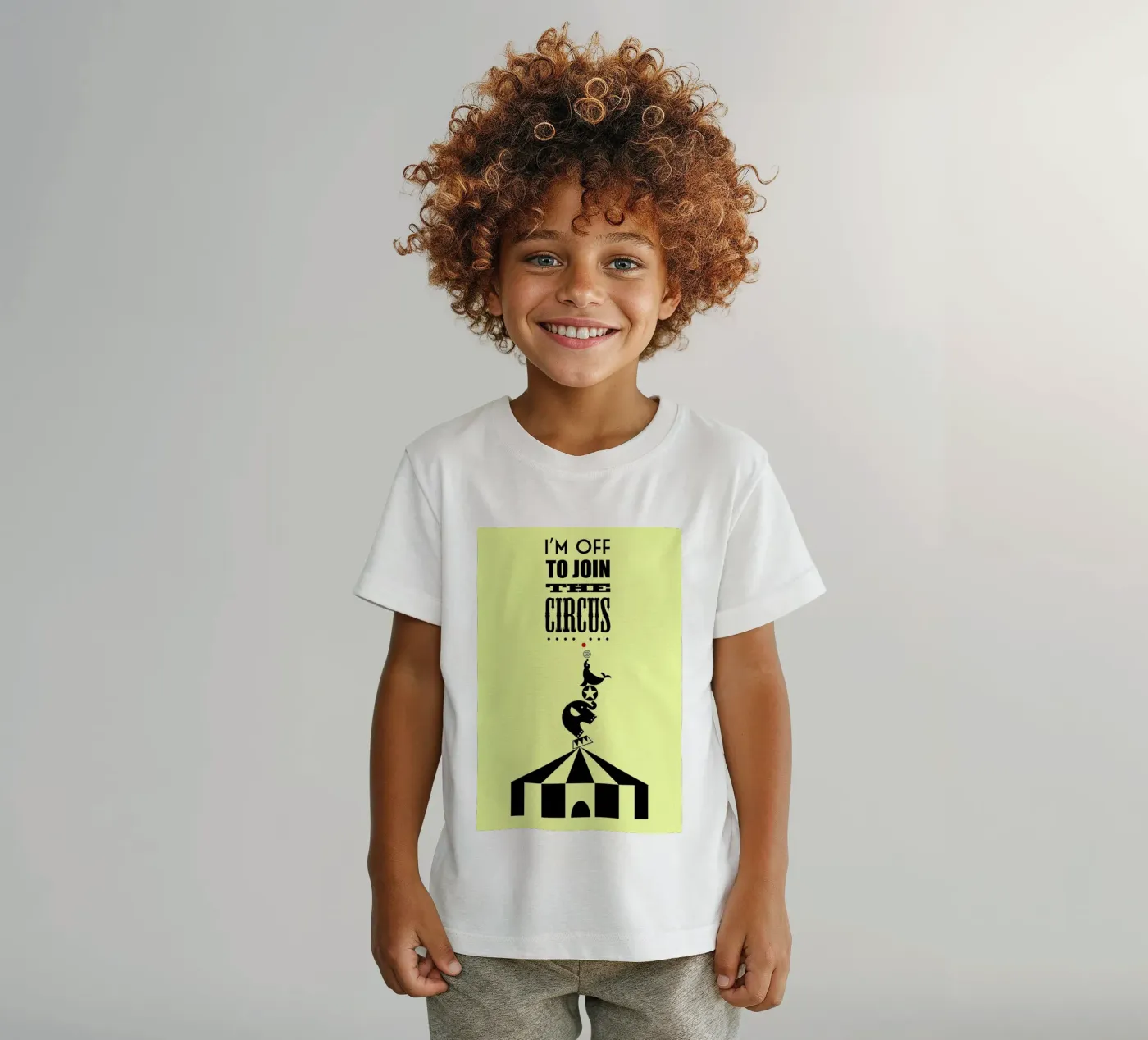 Circus kinder t-shirt van Trabolt Design