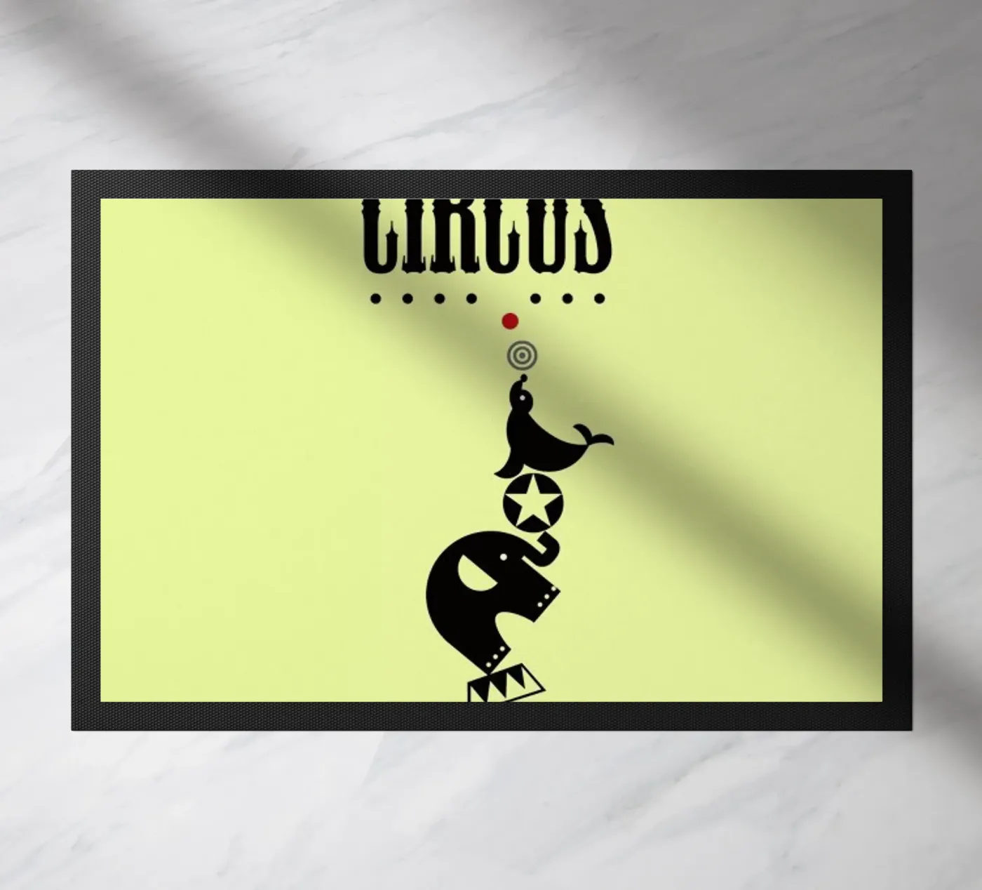 Circus deurmat van Trabolt Design