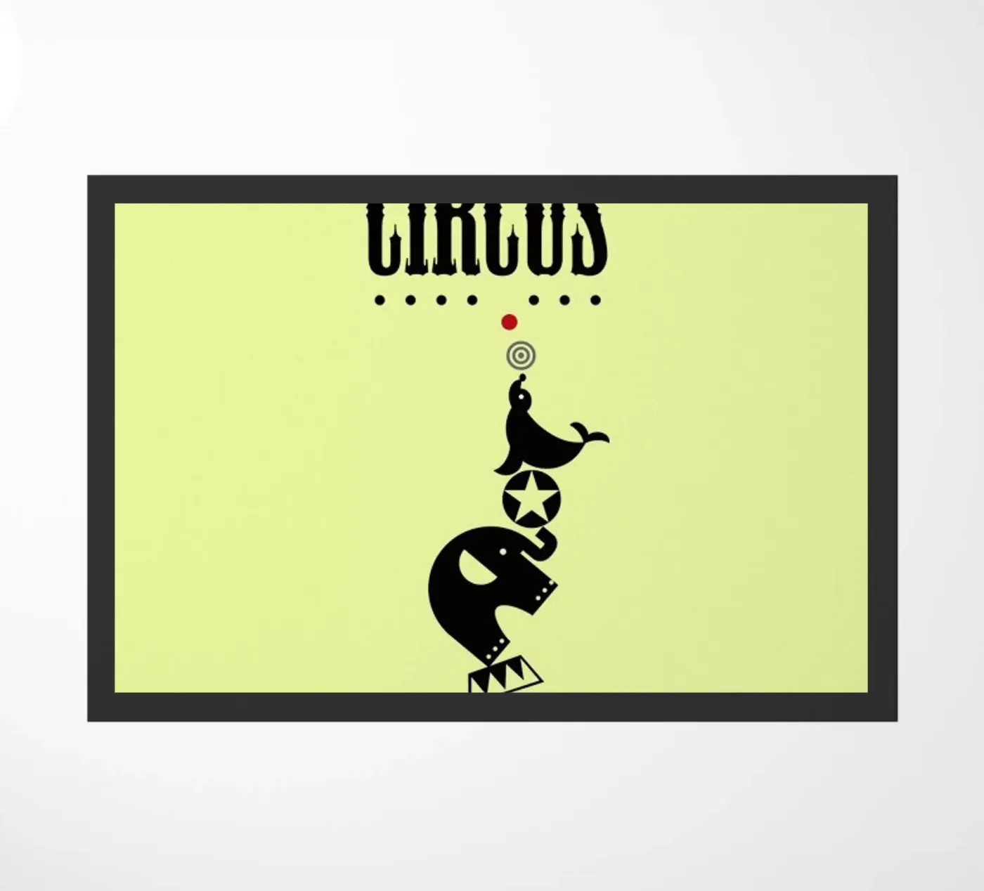 Circus deurmat van Trabolt Design