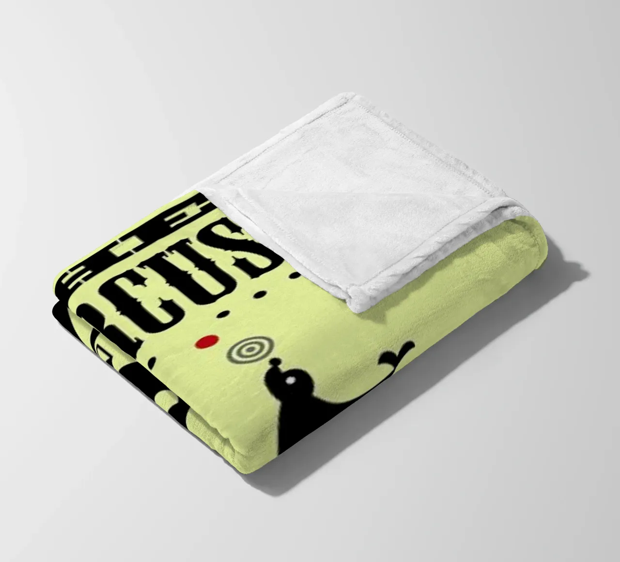 Circus fleece blanket by Trabolt Design