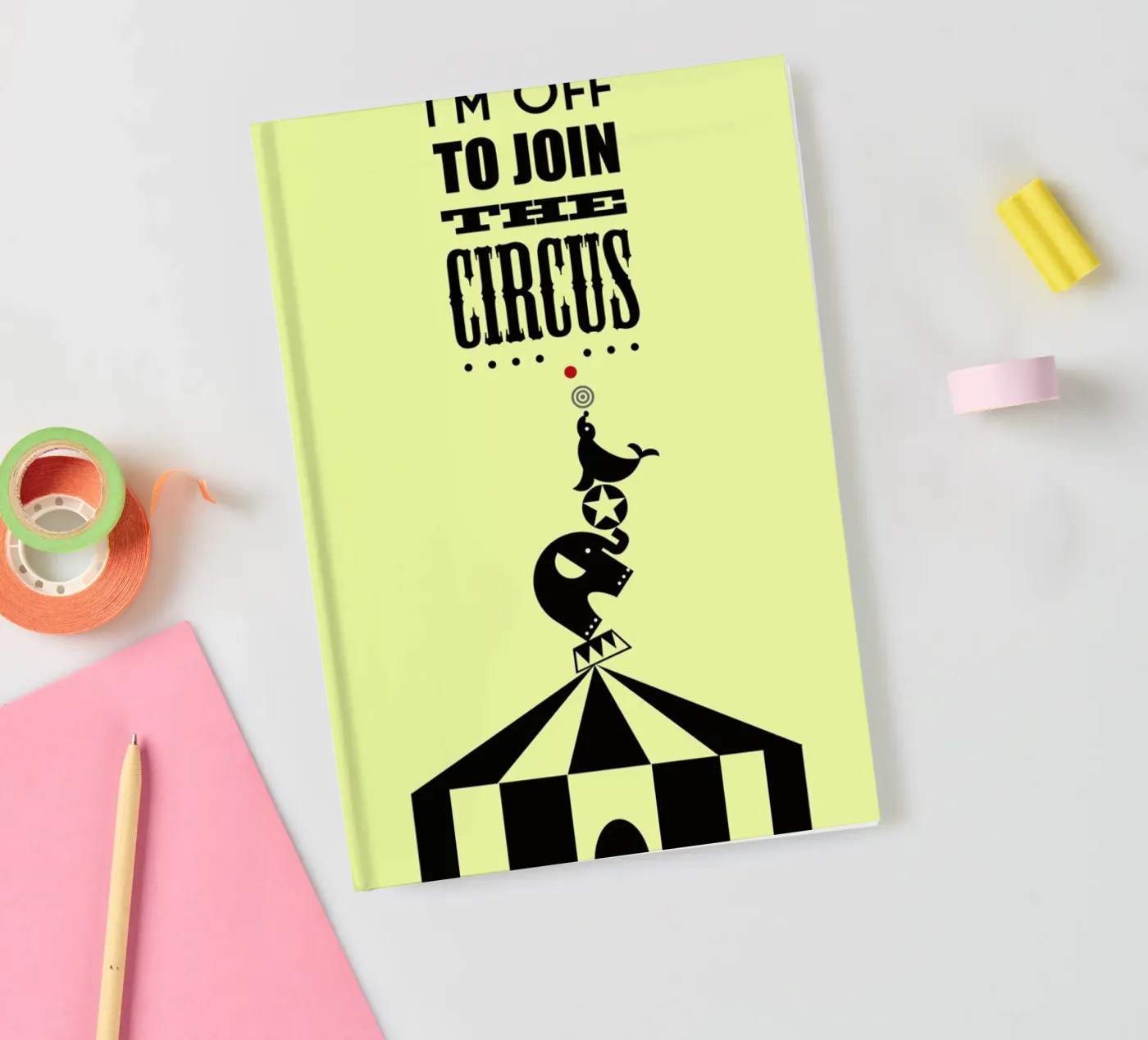 Circus notebook by Trabolt Design