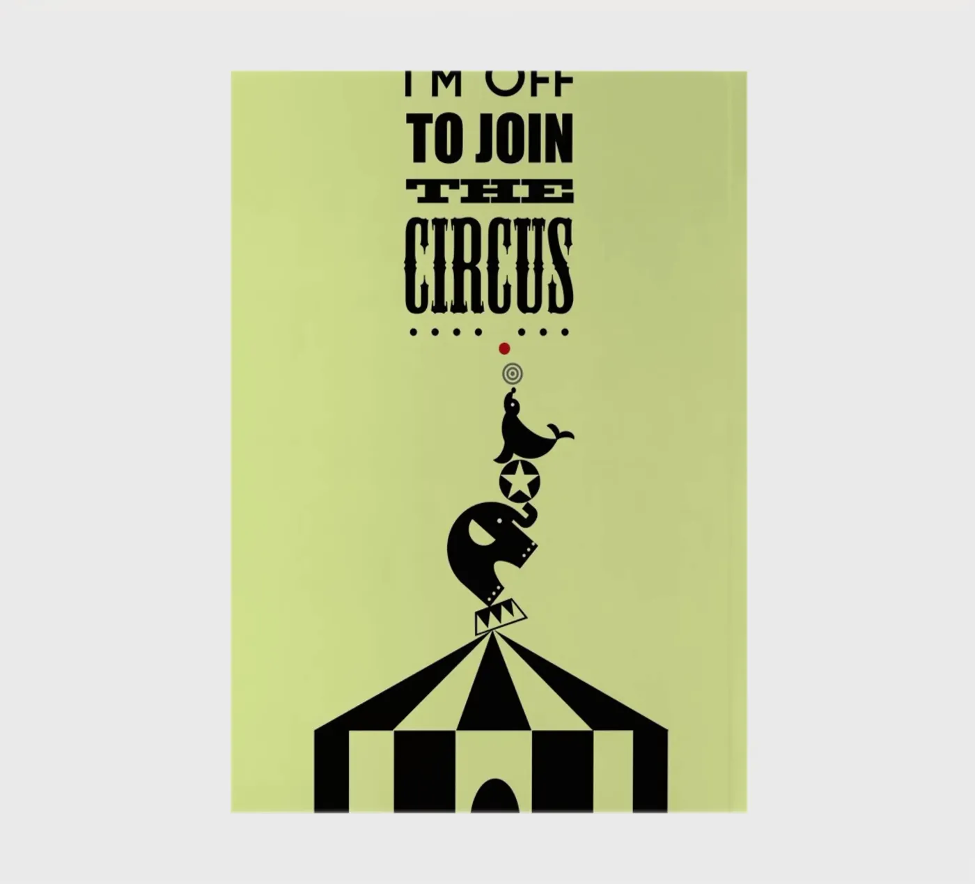 Circus notebook by Trabolt Design