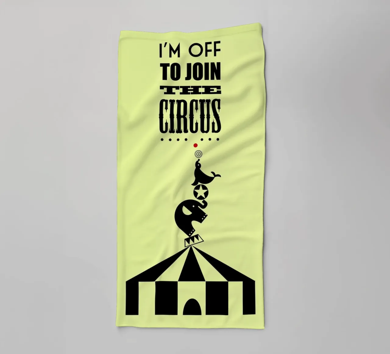 Circus towel by Trabolt Design