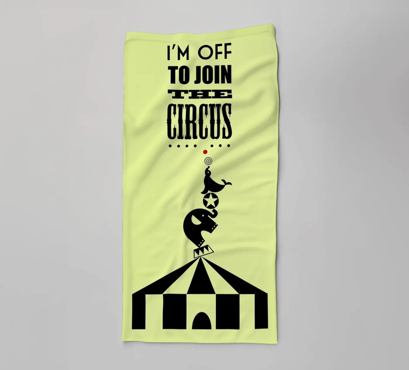 Circus asciugamano da bagno da Trabolt Design