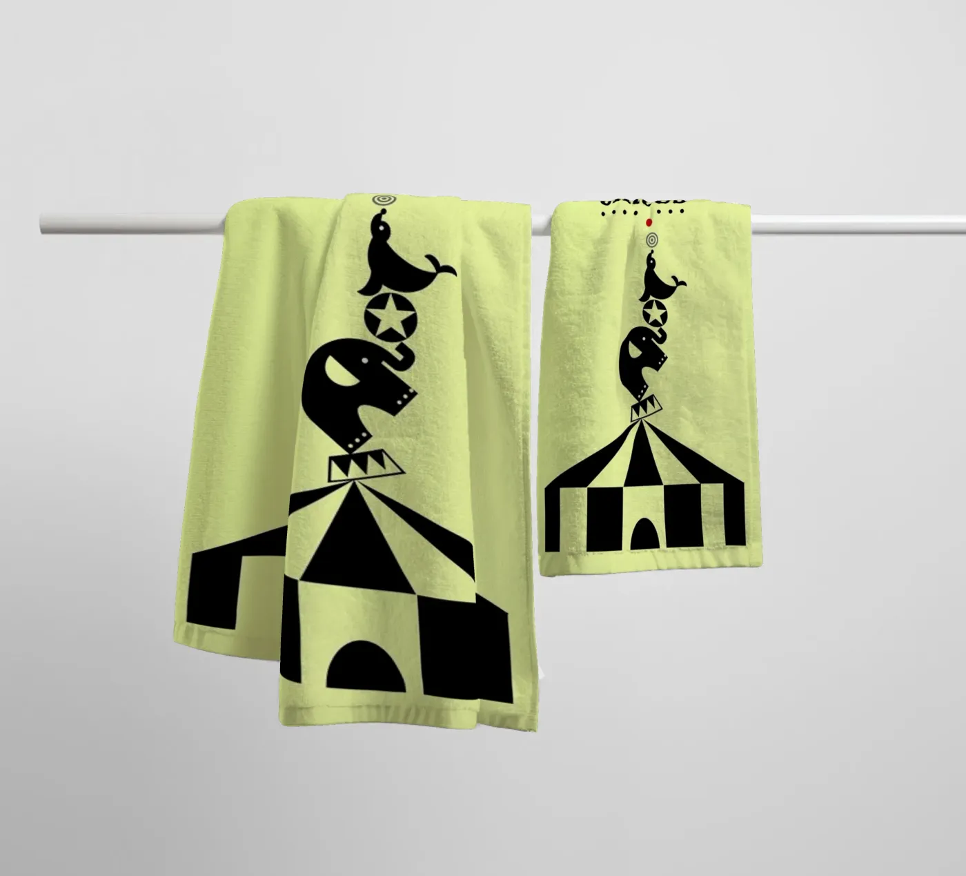 Circus asciugamano da bagno da Trabolt Design
