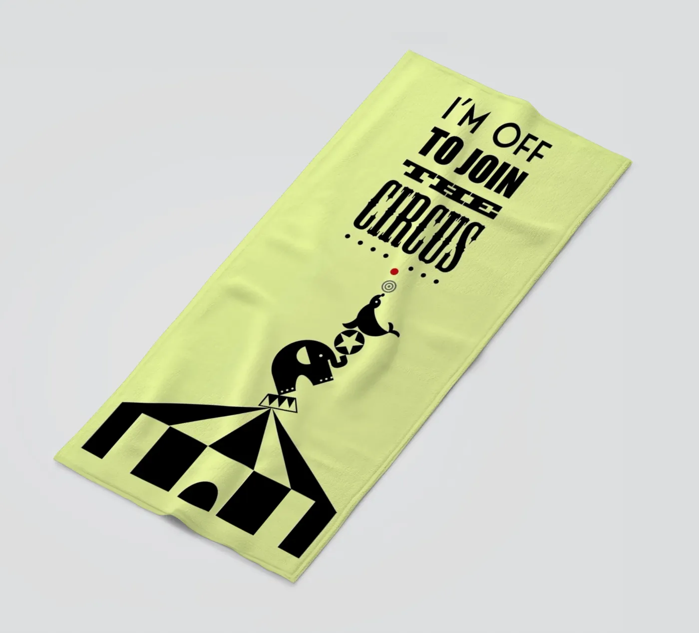 Circus serviette de plage de Trabolt Design