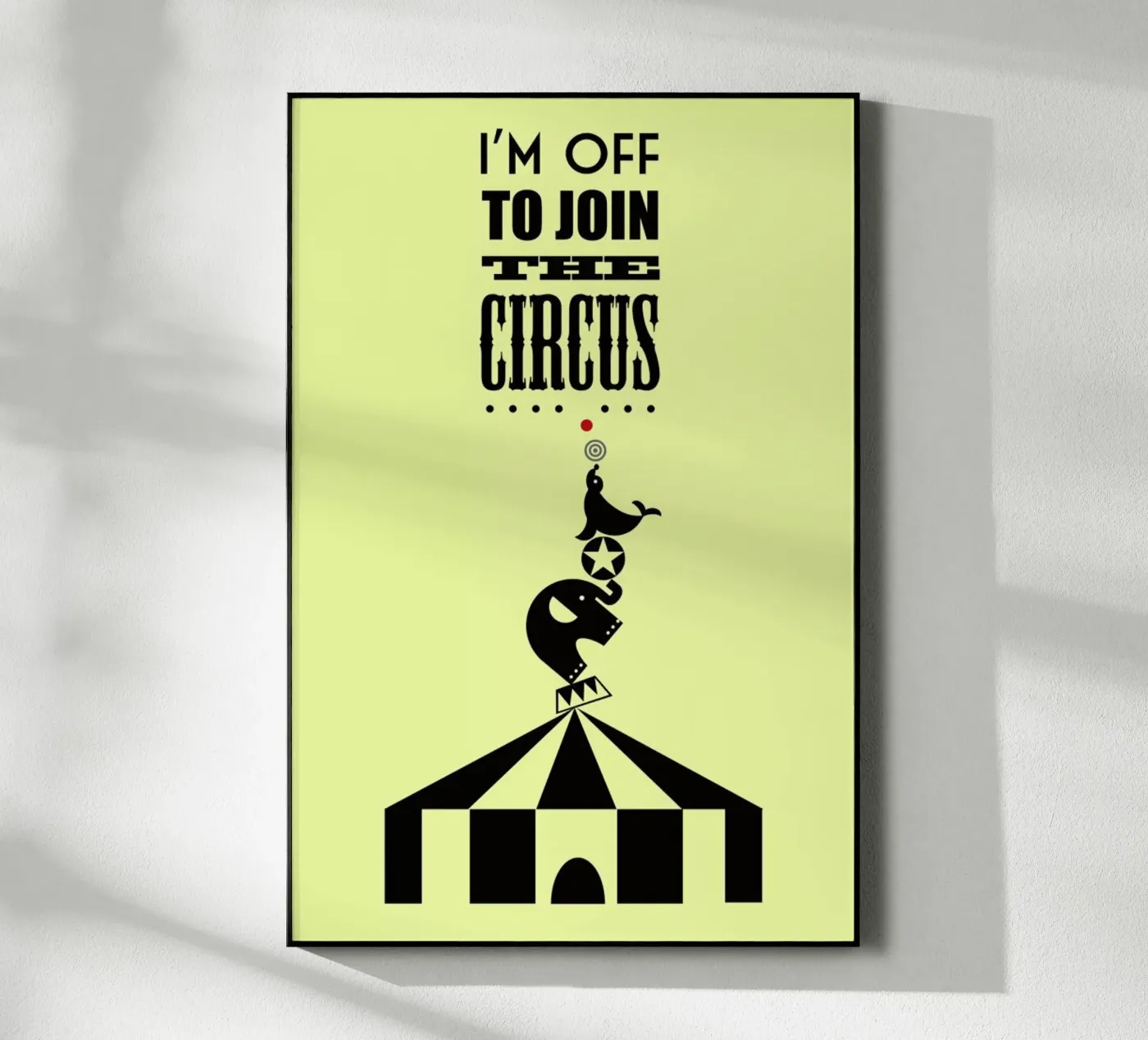 Circus Acryl-Glas von Trabolt Design