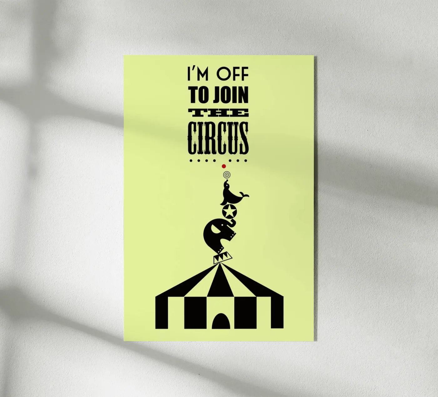Circus Acryl-Glas von Trabolt Design