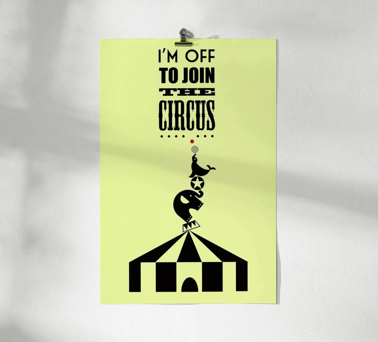 Circus Poster von Trabolt Design