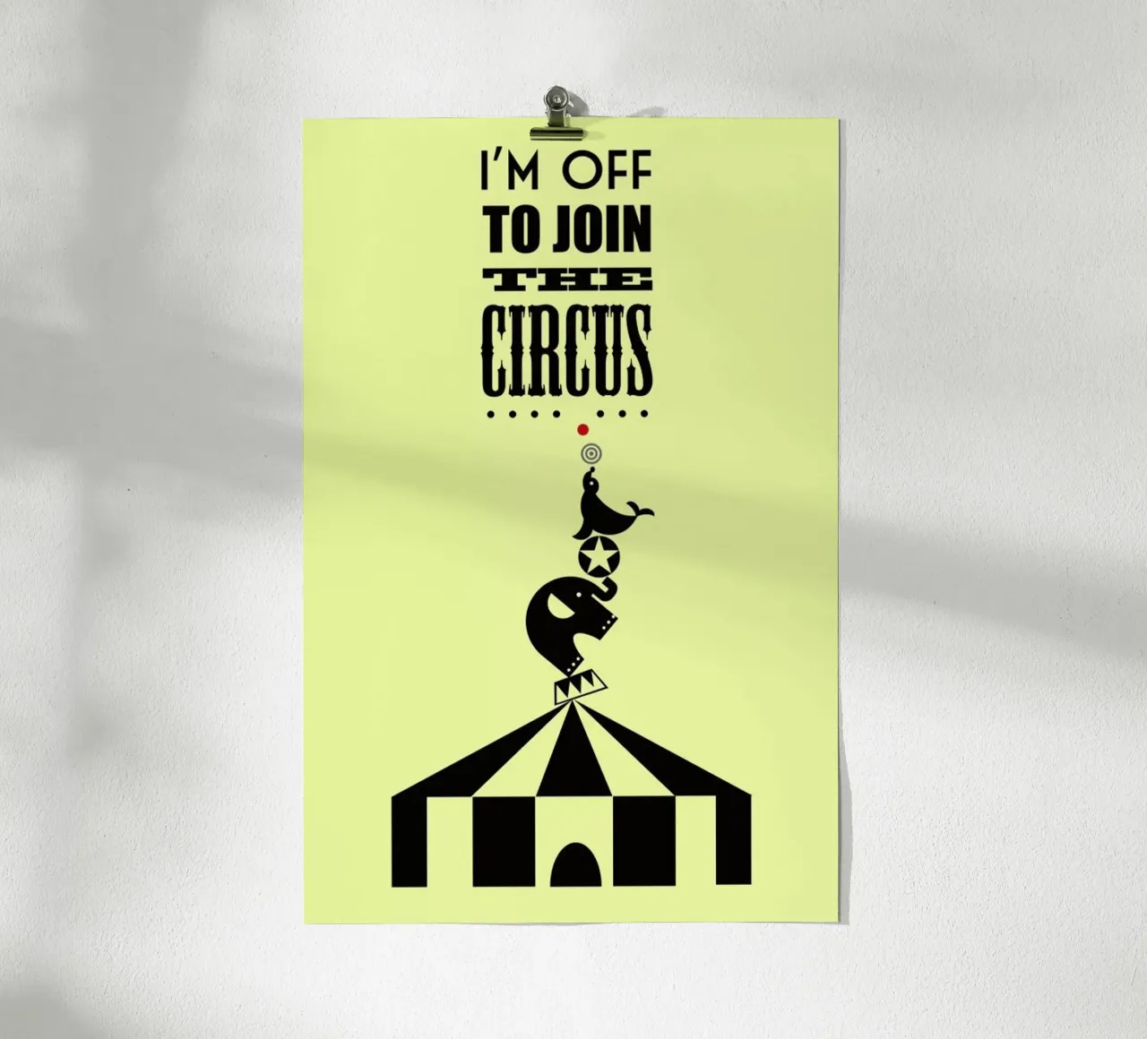 Circus poster da Trabolt Design