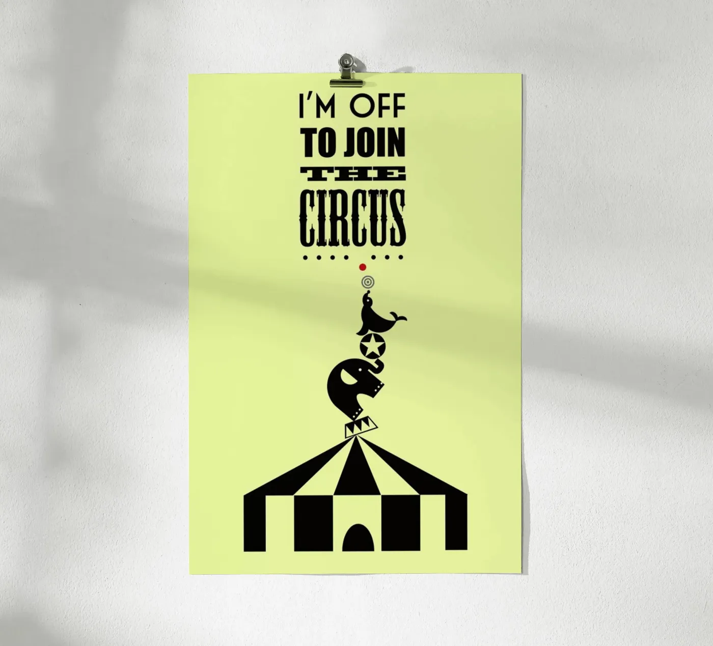 Circus poster da Trabolt Design