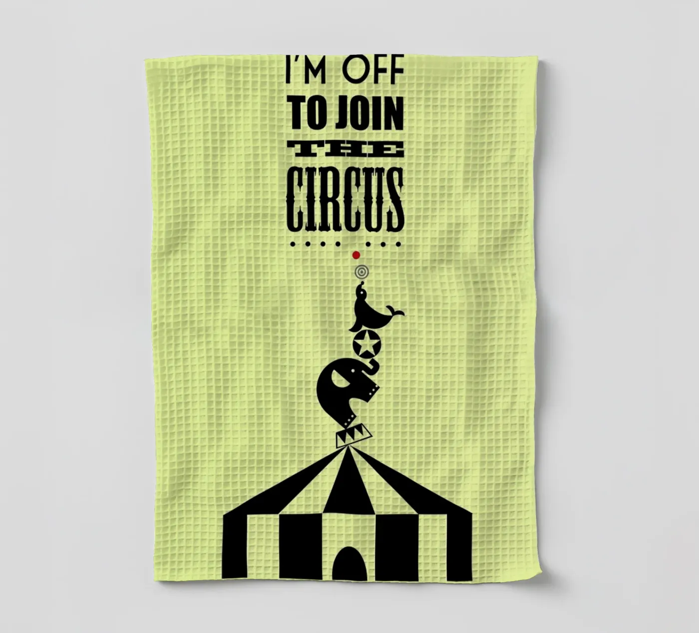 Circus Geschirrtuch von Trabolt Design