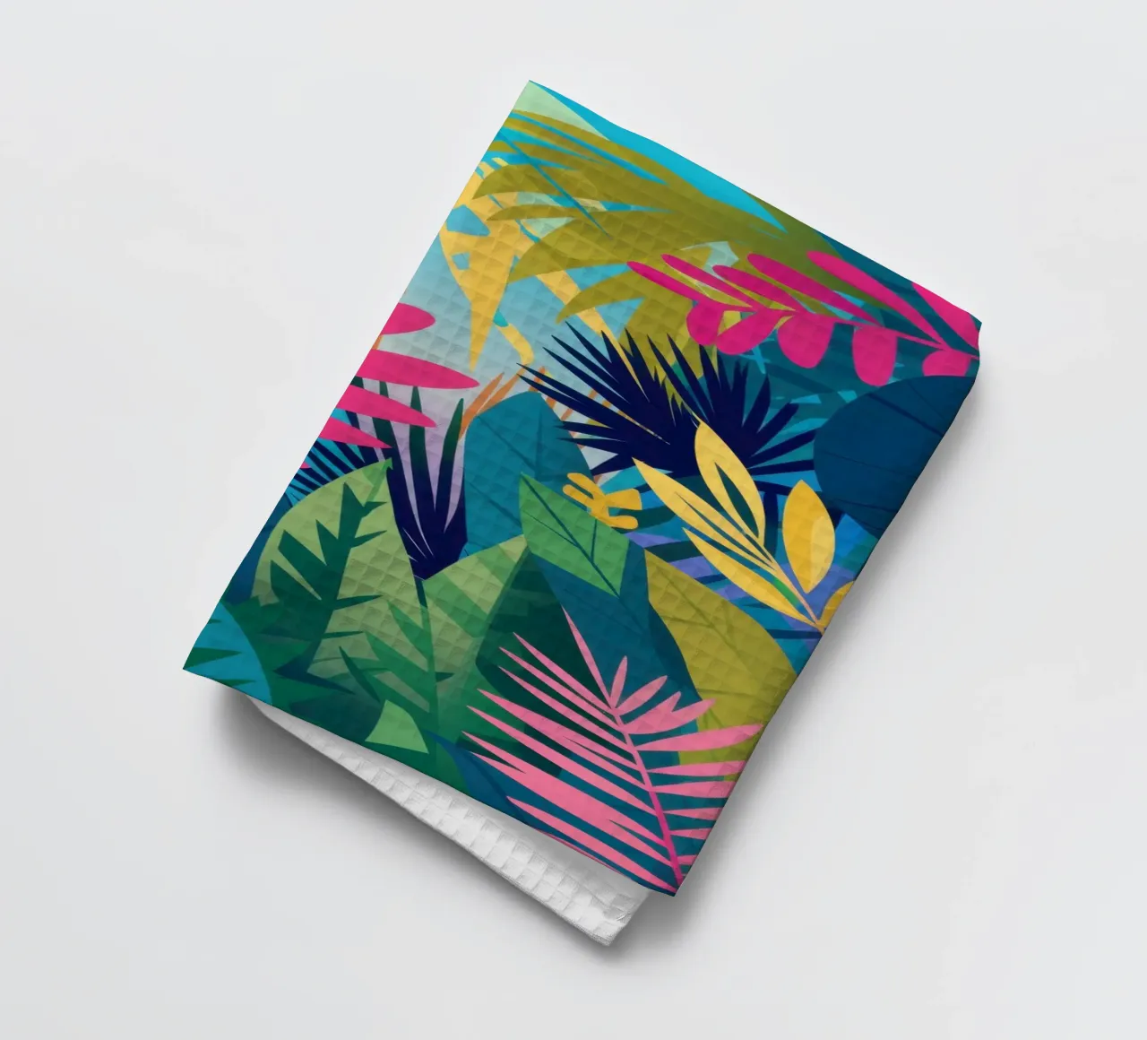 Jungla rosa ardiente paño de cocina de Frosh Pallete