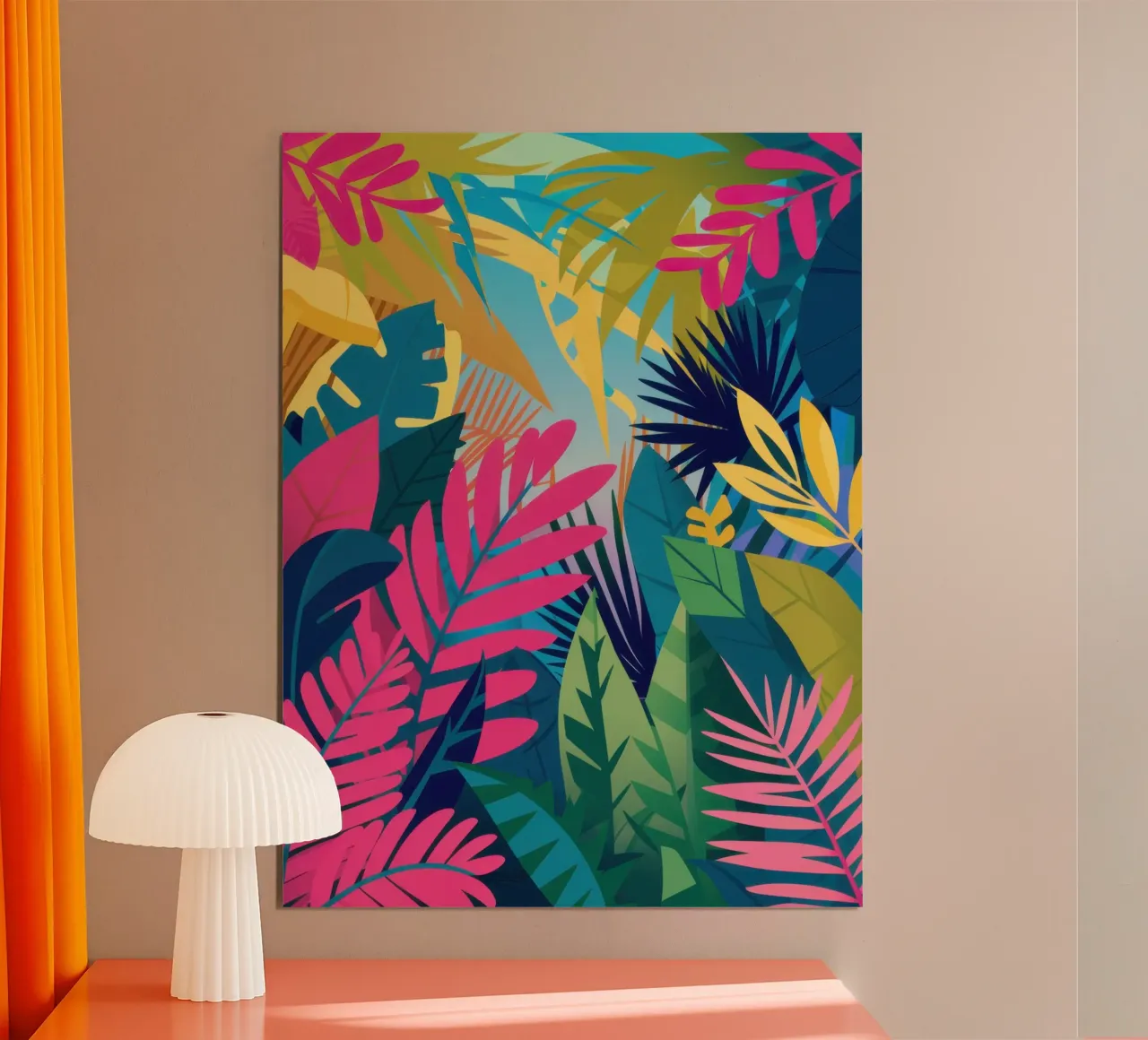 Jungla rosa ardiente hahnemühle de Frosh Pallete